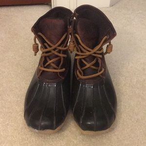 Brown Sperry boots